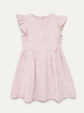 Pink 3D Flower Dress