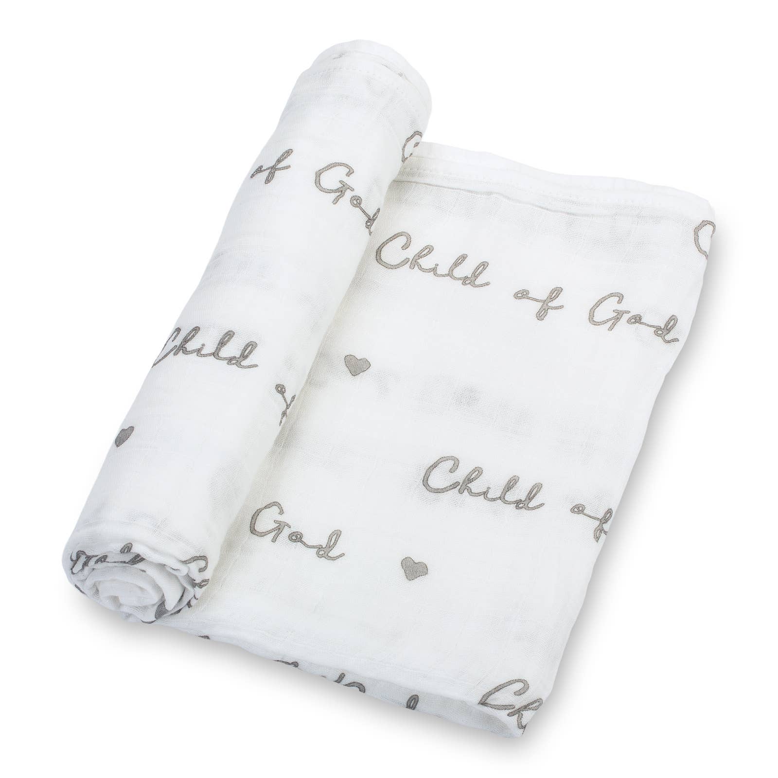 Baby Muslin Swaddle Blanket 47x47 Child of God