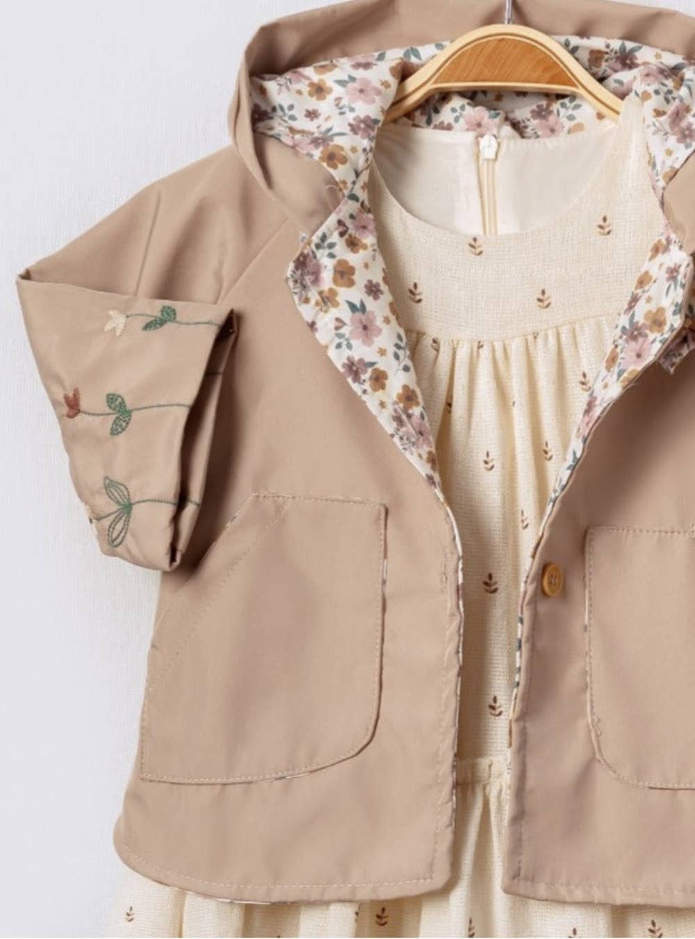 2-Piece Adorable Girl Outfit for Dressy Event, Summer & Fall