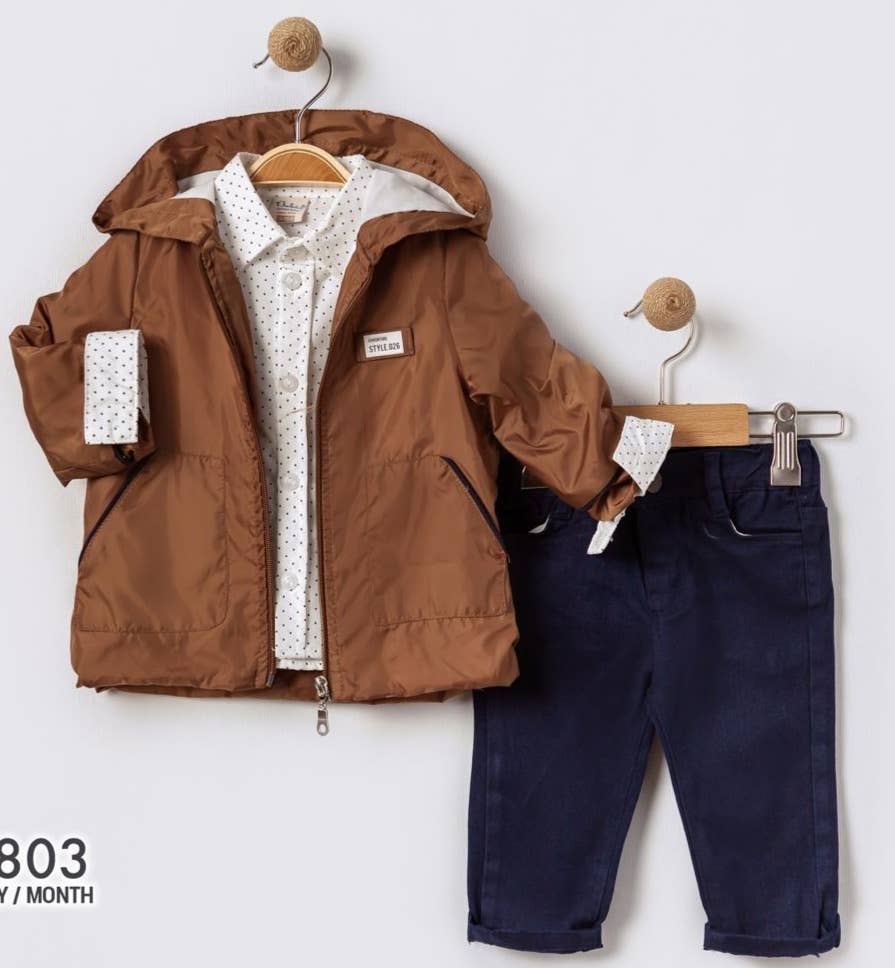 Little Boy 3 Piece Clothes Set, Great Gift for Your Toddler
