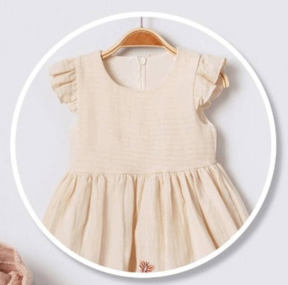 Little Girl Dress - 2 Piece Set Outfit for Toddler Girls