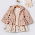 Little Girl Dress - 2 Piece Set Outfit for Toddler Girls